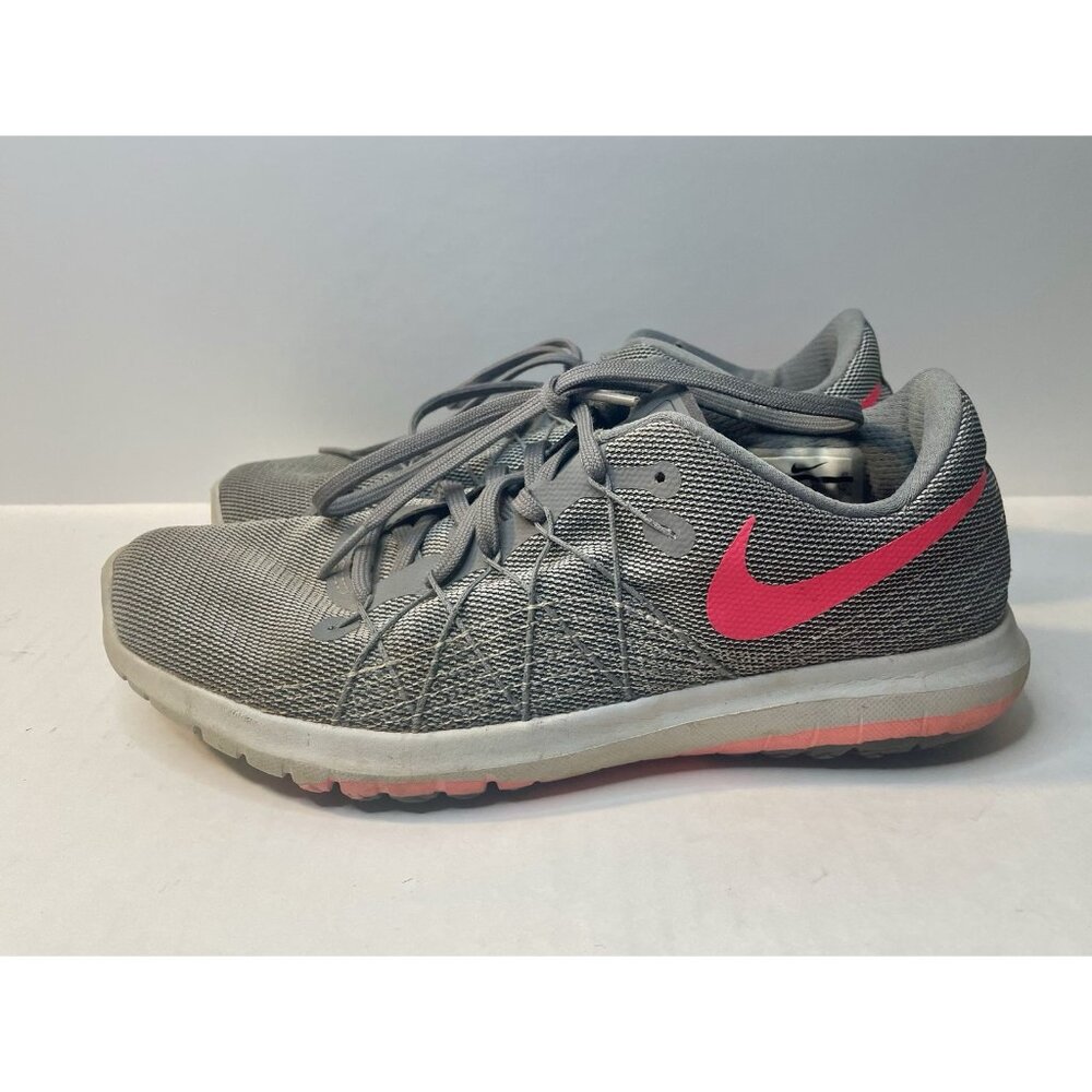 Nike Flex Fury 2 82027-002 Wmn 9 Gray/Pink Running Shoes Sneakers